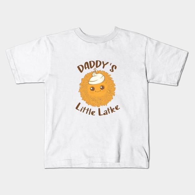 Daddy's Little Latke Kids T-Shirt by Proud Collection